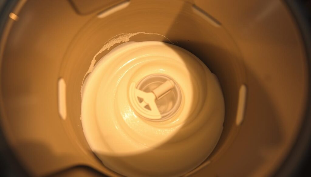 Ice Cream Maker Churning Process