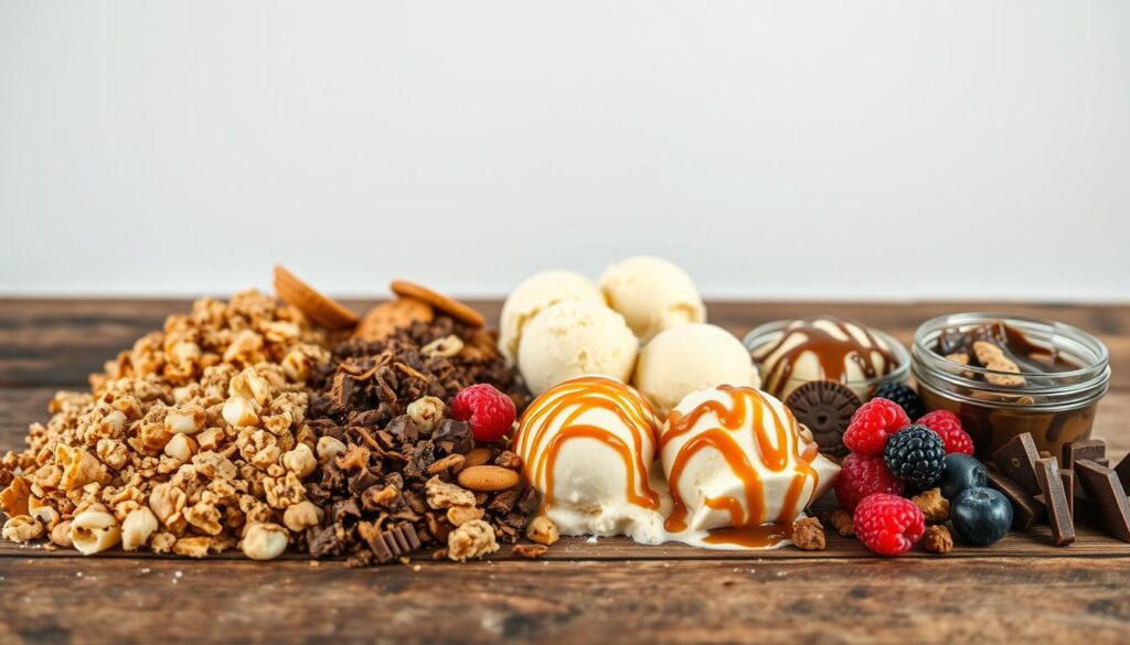 customizable ice cream mix-ins