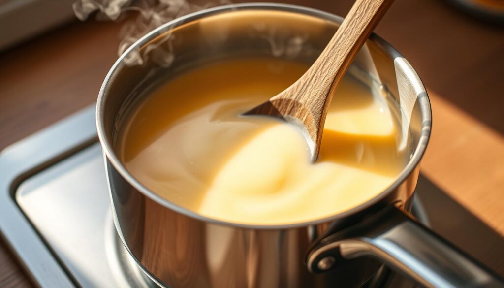 vanilla custard base preparation